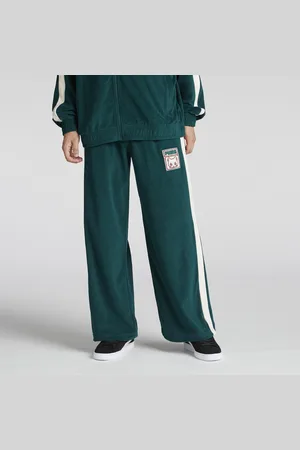 PUMA NEKO Graphic Pile T7 Pants, Green, Size XXL, Clothing
