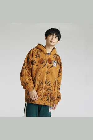 PUMA NEKO T7 Sherpa Hoodie Unisex, Beige, Size S, Clothing