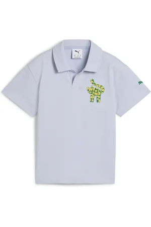 PUMA Cats Club Pique Polo Kids T-Shirt, Blue T-Shirt, Size 2-3Y T-Shirt, Age
