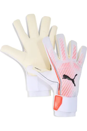 PUMA ULTRA ULTIMATE Hybrid Goalkeeper Gloves, White, Size 7, Accessories