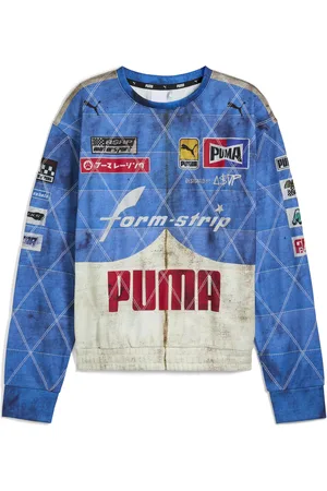 PUMA A$AP ROCKY x Quilted Sweatshirt Unisex, Blue, Size XXS, Select