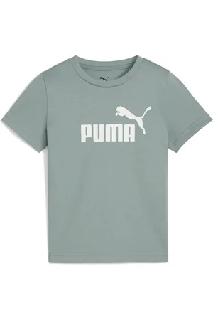 PUMA ESS No. 1 Logo Tee Kids, Green, Size 5-6Y, Age