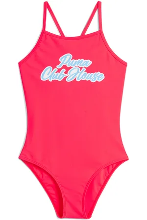PUMA Swimsuit with Adjustable Straps Youth, Red, Size 6 Y, Clothing