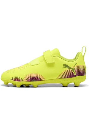 PUMA FUTURE 8 PLAY V FG/AG RB Football Boots Youth, Yellow, Size 26, Shoes