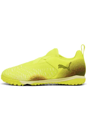 PUMA FUTURE 8 MATCH TT +Mid Laceless Football Boots Youth, Yellow, Size 33, Shoes