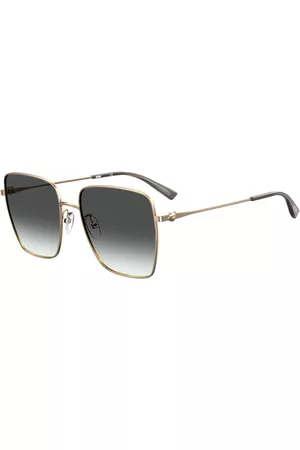 Moschino MOS072/G/S Asian Fit J5G/9O Gull Solbriller Menn