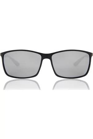ARISE Dame Oval Full Kant Plast Svarte Solbriller