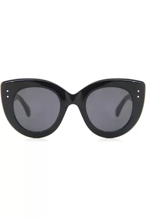 Azzedine Alaia AA0034S 001 Svarte Solbriller Dame