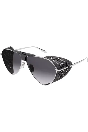 Azzedine Alaia AA0067S 001 Sølv Solbriller Dame