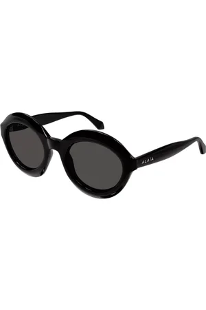 Azzedine Alaia AA0088S 001 Svarte Solbriller Dame