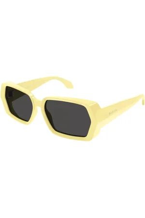 Azzedine Alaia AA0082S 004 Gule Solbriller Dame