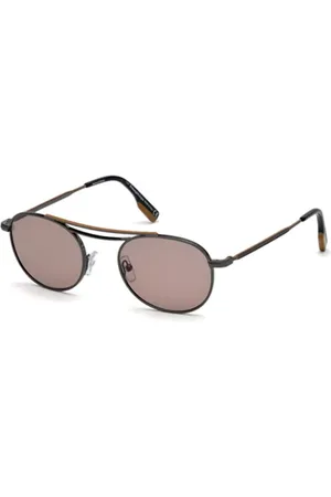 Ermenegildo Zegna EZ0100 08E Grå Solbriller Menn