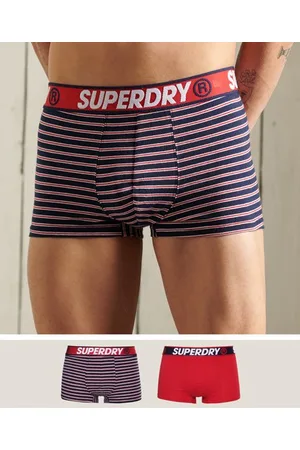 Superdry Boksershorts i økologisk bomull i dobbelpakning