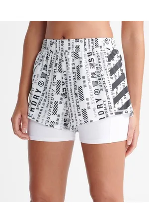 Superdry Sport Løpeshorts med to lag