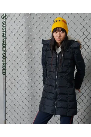 Superdry Premium Luxe Long Line-dunkåpe