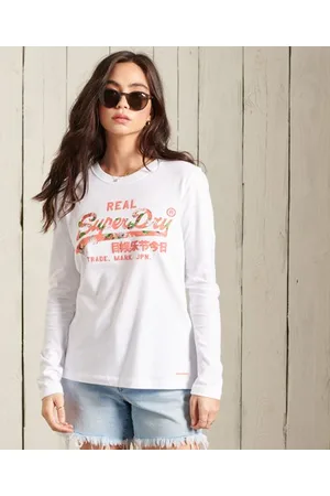 Superdry Langermet Vintage Logo Infill-topp