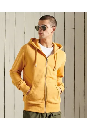 Superdry Orange Label-hettegenser med frotté på innsiden og glidelås
