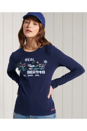 Superdry Langermet Vintage Logo Infill-topp