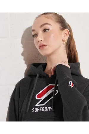 Superdry Klassisk Sportstyle-hettegenser med rett passform