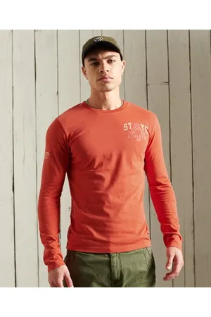 Superdry Overfarget Collegiate-topp med lange ermer