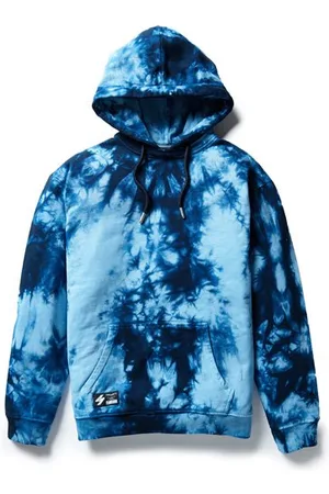 Superdry Unisex hettegenser med knytebatikkmønster
