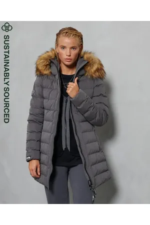 Superdry Arctic-boblejakke med høy krage