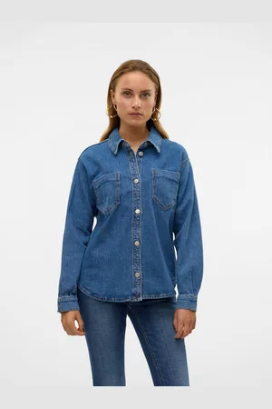 VERO MODA Vmtessie Denimskjorte