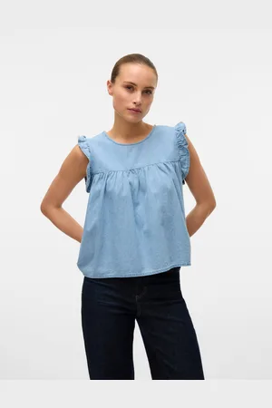 VERO MODA Vmbecca Denimskjorte