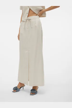 VERO MODA Vmflorence Høy Midje Langt Skjørt