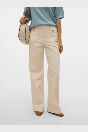 VERO MODA Vmkayla Høyt Snitt Wide Leg Fit Jeans