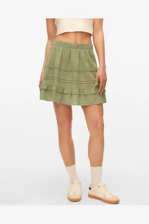 VERO MODA Vmpretty Middels Høy Midje Kort Skjørt