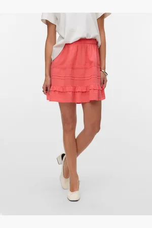 VERO MODA Vmpretty Middels Høy Midje Kort Skjørt