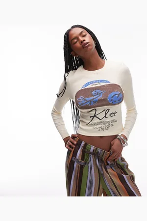 Topshop Graphic Licence Paul Klee Long Sleeve Baby Tee
