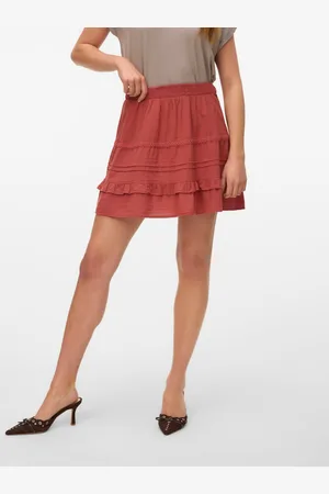 VERO MODA Vmpretty Middels Høy Midje Kort Skjørt