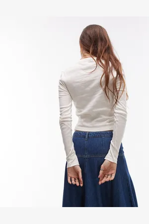 Topshop Graphic Saint Moritz Long Sleeve Baby Tee