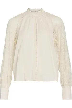 VILA Blonde Langermet Topp