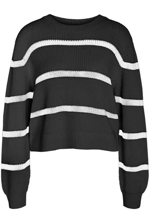 Noisy May Stripete Strikket Pullover