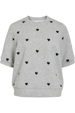 VILA Visif Korte Ermer Sweatshirt