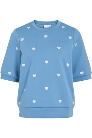 VILA Visif Korte Ermer Sweatshirt