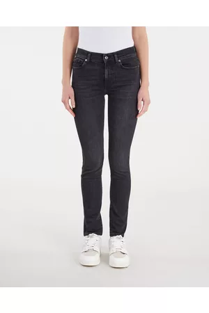 7 for all Mankind ROXANNE Luxe Vintage Black Swan Svart 25