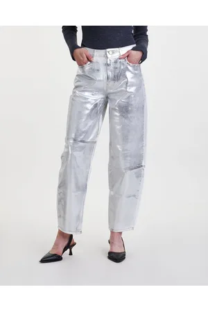 Ganni Jeans Foil Denim Stary 25