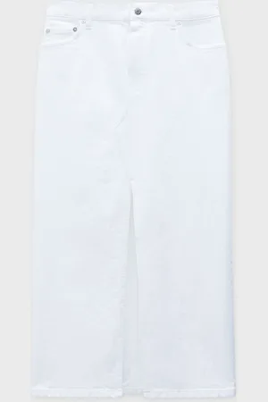 Filippa K Skirt Long Slit Denim 34