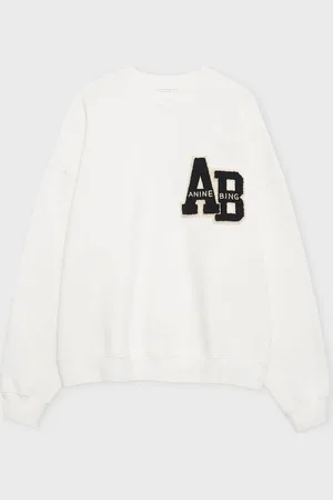 ANINE BING Sweatshirt Miles Letterman XS