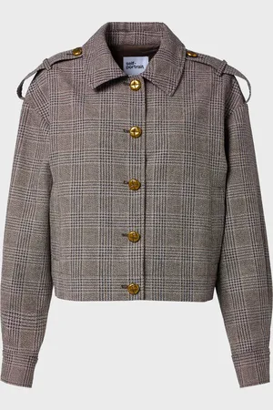 Self-Portrait Jacket Check UK 8 (EUR 36)