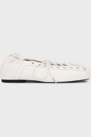 Ganni Ballerina Eyelets Lace Up EUR 36