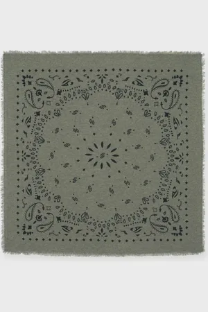 KUJTEN Hachiko Cashmere Bandana Scarf ONESIZE