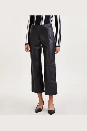 Joseph Talia nappa leather pant Svart 34