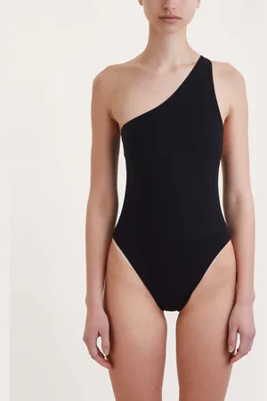 Calvin Klein Swimsuit One Shoulder One Piece Svart XS