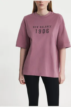 New Balance T-shirt Iconic Collegiate Jersey Oversized XS