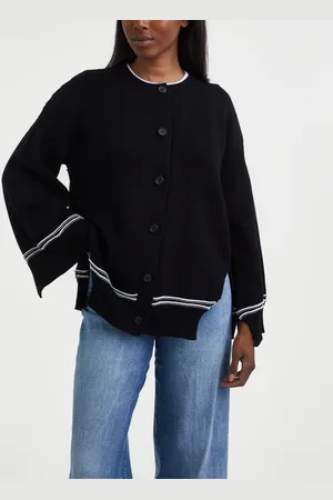 Marni Cardigan Logo Cotton Svart IT 38 (EUR 32)
